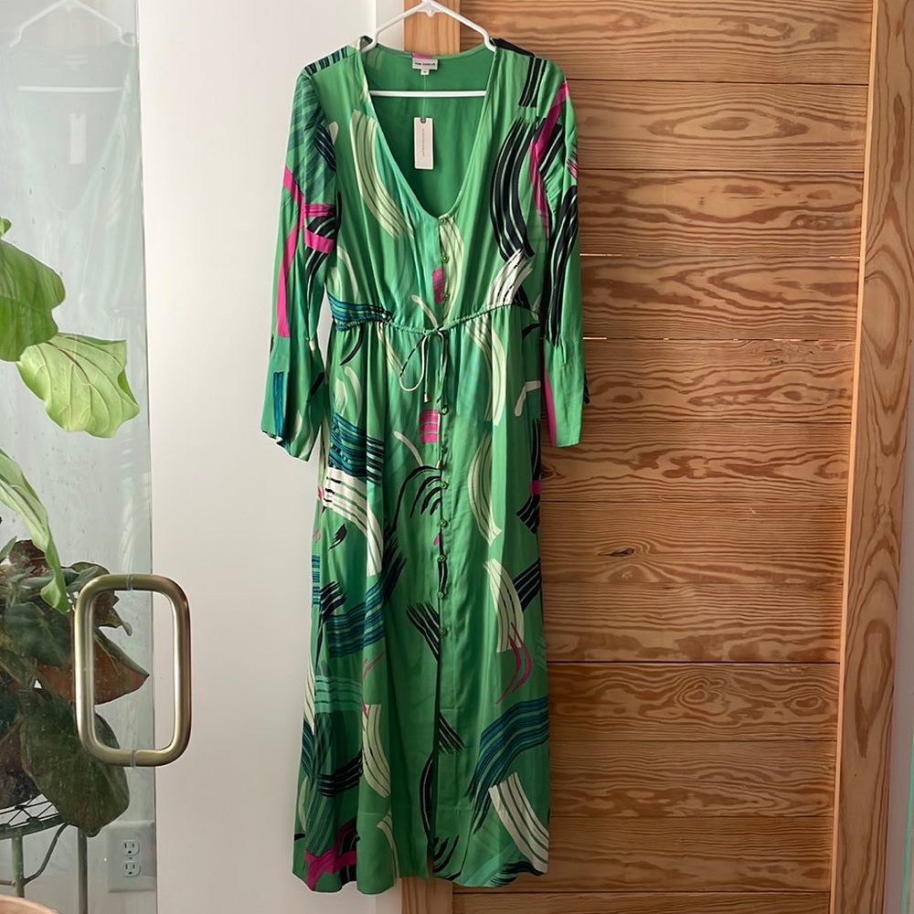 Gorgeous green The Odells maxi dress from Anthropologie *Brand new!